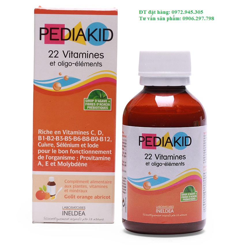 pediakid 22 vitamin vf khoáng chất