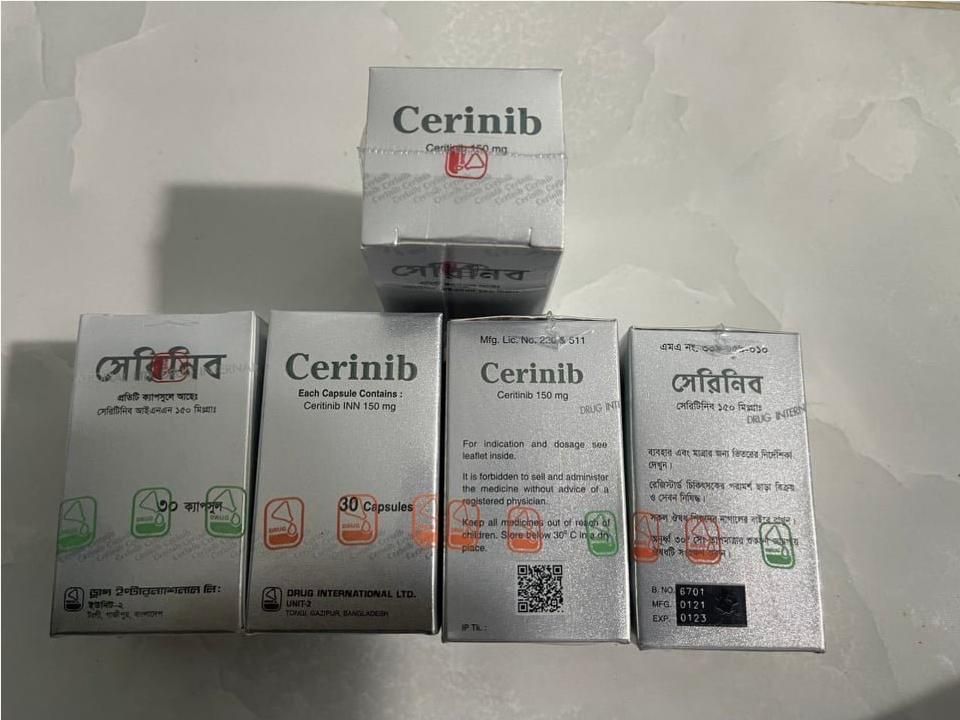 Thuốc Cerinib Ceritinib 150mg giá bao nhiêu mua ở đâu?