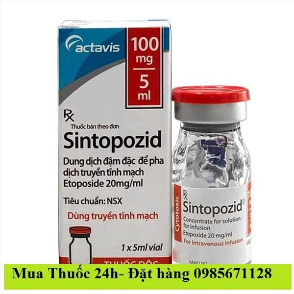 Thuốc Sintopozid 100mg/ 5ml giá bao nhiêu mua ở đâu