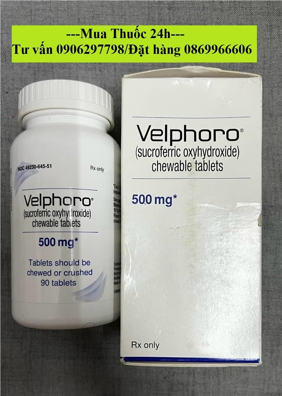 Thuốc Velphoro Sucroferric oxyhydroxide giá bao nhiêu mua ở đâu?