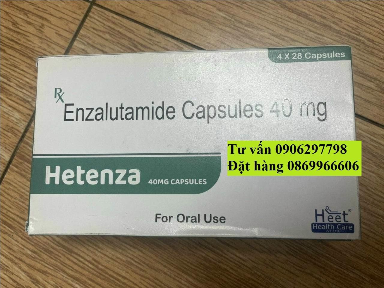 Thuốc Hetenza Enzalutamid 400mg giá bao nhiêu mua ở đâu?