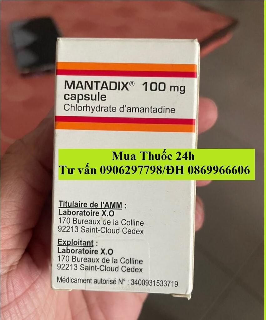 Thuốc Mantadix 100mg Amantadine giá bao nhiêu mua ở đâu?