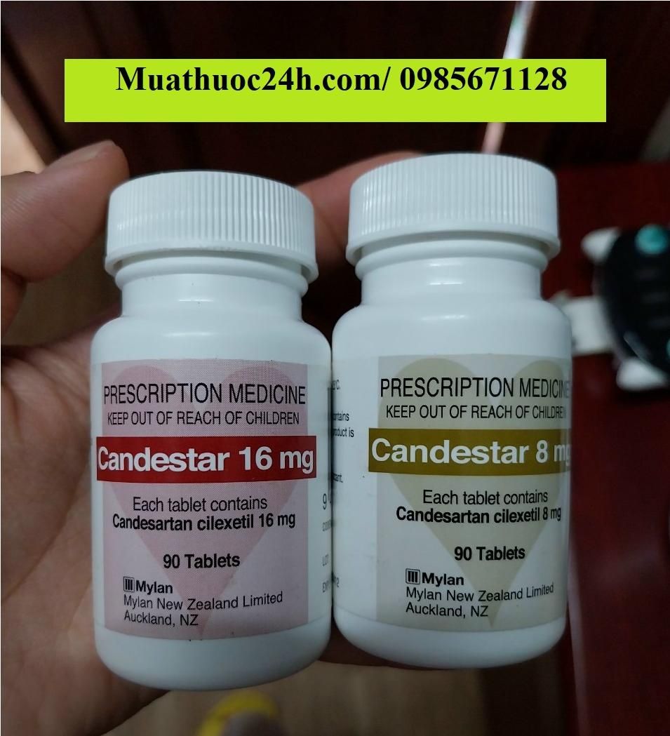 Thuốc Candestar 8mg, 16mg Candesartan Cilexetil giá bao nhiêu mua ở đâu