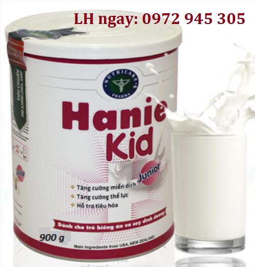 Sữa Hanie Kid mua ở đâu, giá bao nhiêu?