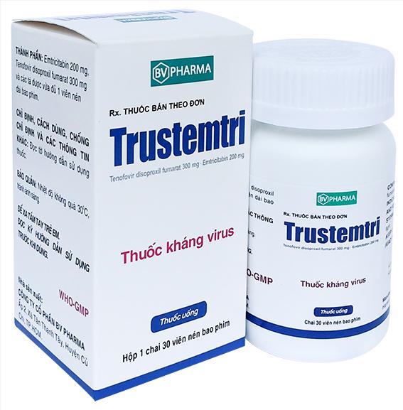 Thuốc Trustemtri hoạt chất Emtricitabine / tenofovir  mua ở đâu giá bao nhiêu