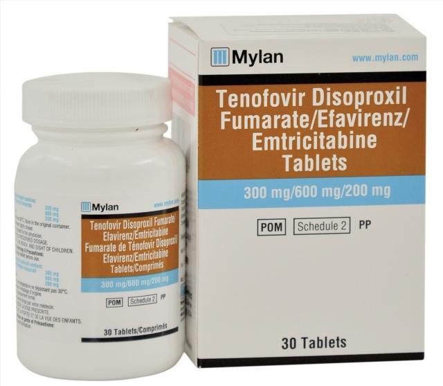 Thuốc TENOFOVIR DISOPROXIL FUMARATE/EFAVIRENZ/EMTRICITABINE mua ở đâu giá bao nhiêu?