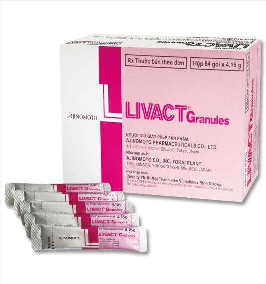 Thuốc LIVACT granules giá bao nhiêu, thuốc cốm LIVACT mua ở đâu?