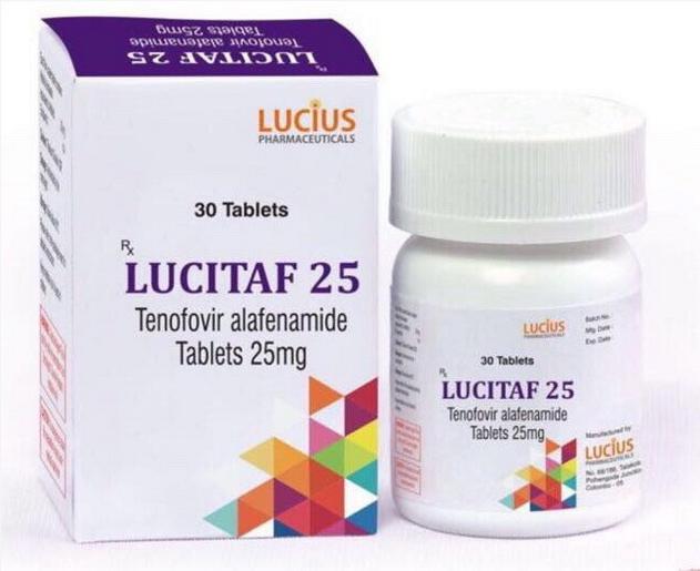 Thuốc Lucitaf (Tenofovir Alafenamide Fumarate 25mg) mua ở đâu giá bao nhiêu?