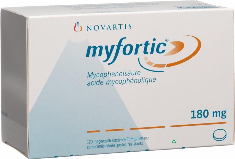 Thuốc Myfortic Mycophenolic acid 360mg dự phòng thải ghép mua ở đâu giá bao nhiêu?