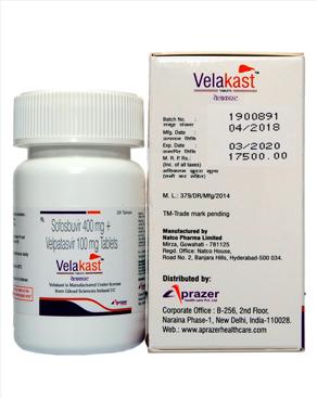 Thuốc VELAKAST (Velpatasvir 100mg và Sofosbuvir 400mg) mua ở đâu giá bao nhiêu?