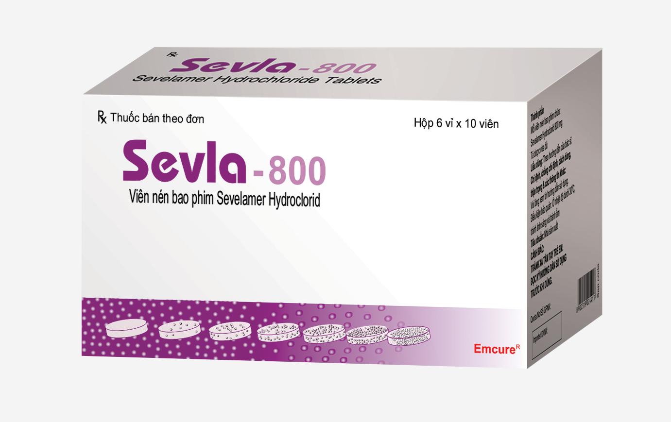 Thuốc Sevla 400 Sevla 800 Sevelamer mua ở đâu giá bao nhiêu?