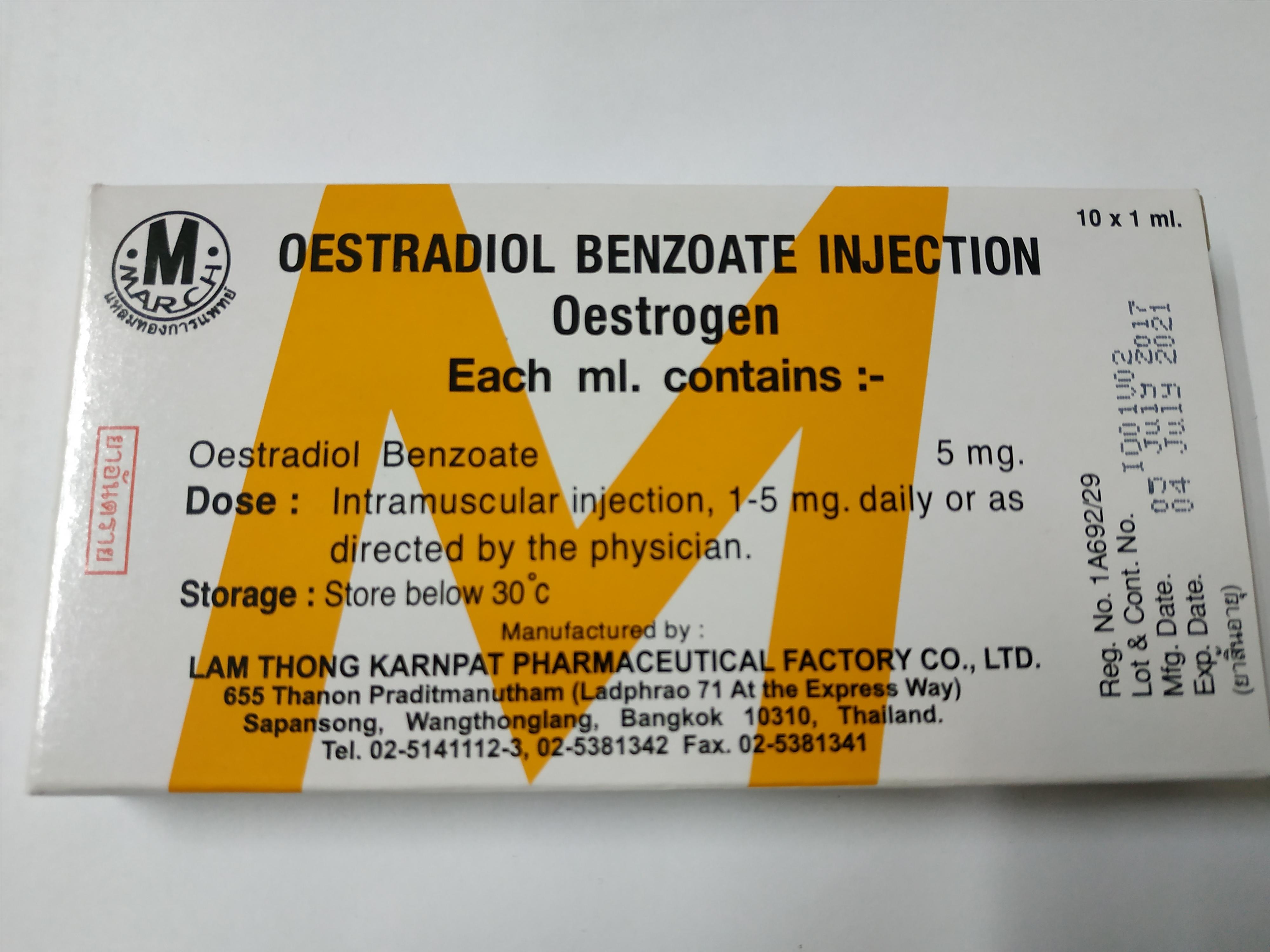 Thuốc Oestradiol benzoate giá bao nhiêu mua ở đâu