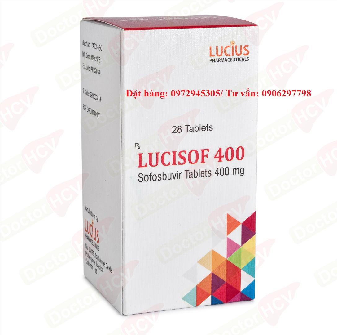 Thuốc Lucisof Sofosbuvir 400mg giá bao nhiêu mua ở đâu điều trị gì?