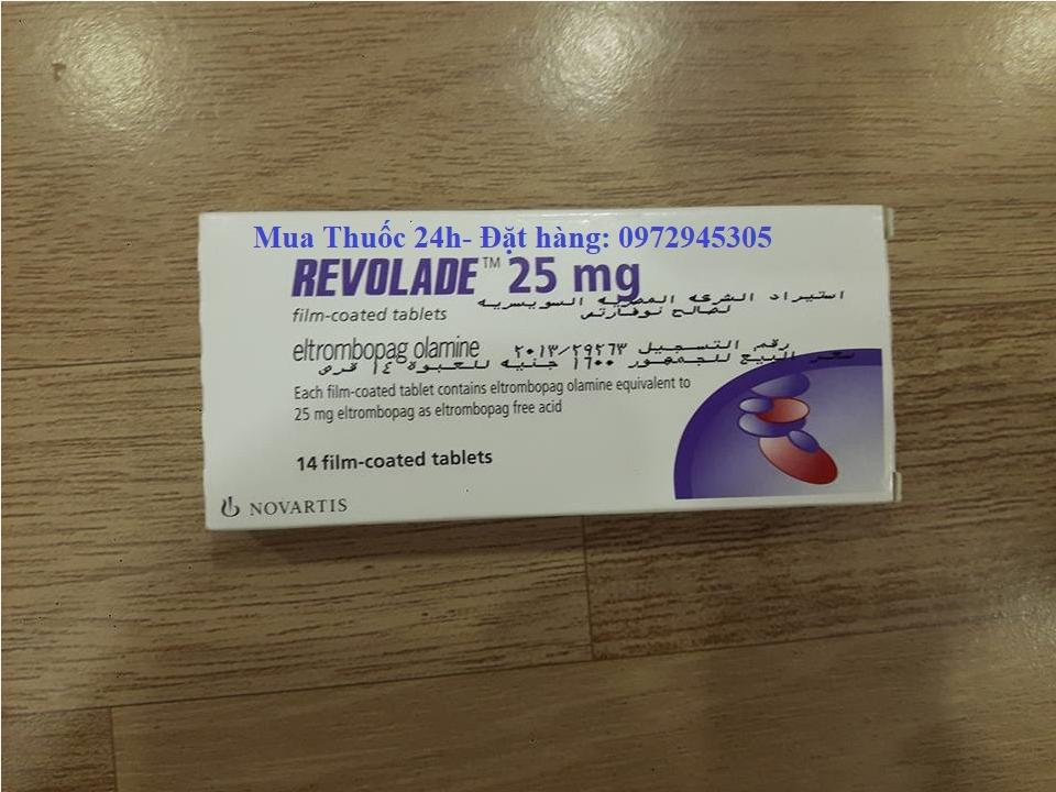 Thuốc Revolade, thuốc eltrombopag mua ở đâu giá bao nhiêu