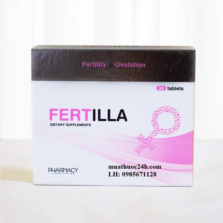 Viên uống Fertilla hỗ trợ sức khỏe sinh sản, Fertilla mua ở đâu, giá bao nhiêu