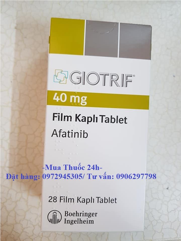 Thuốc Giotrif hoạt chất Afatinib giá bao nhiêu mua ở đâu?