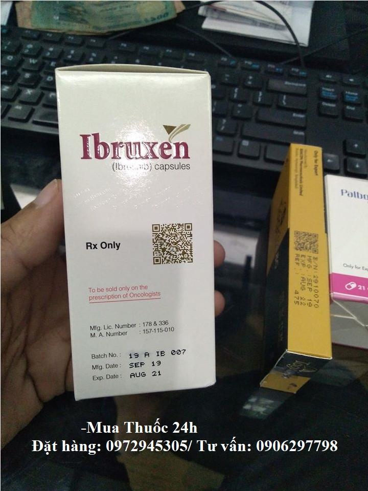 ​Thuốc Ibruxen ibrutinib 140mg giá bao nhiêu mua ở đâu