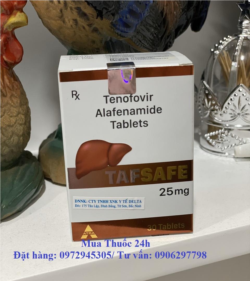 Thuốc Tafsafe tenofovir alafenamide 25mg giá bao nhiêu mua ở đâu?