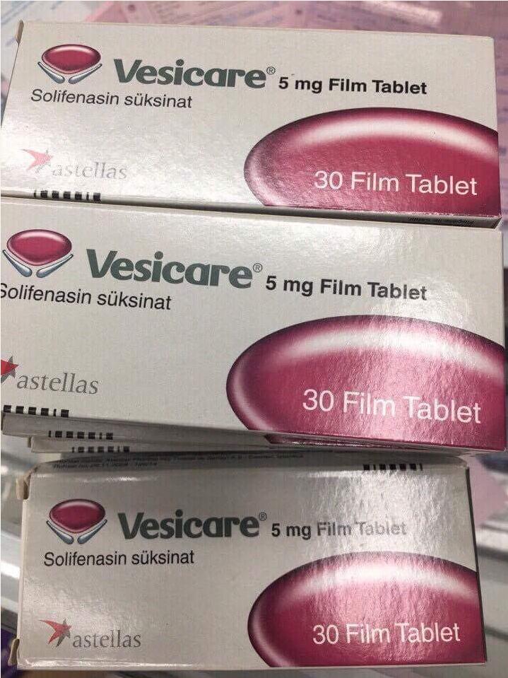 Thuốc Vesicare Solifenacin 5mg giá bao nhiêu mua ở đâu