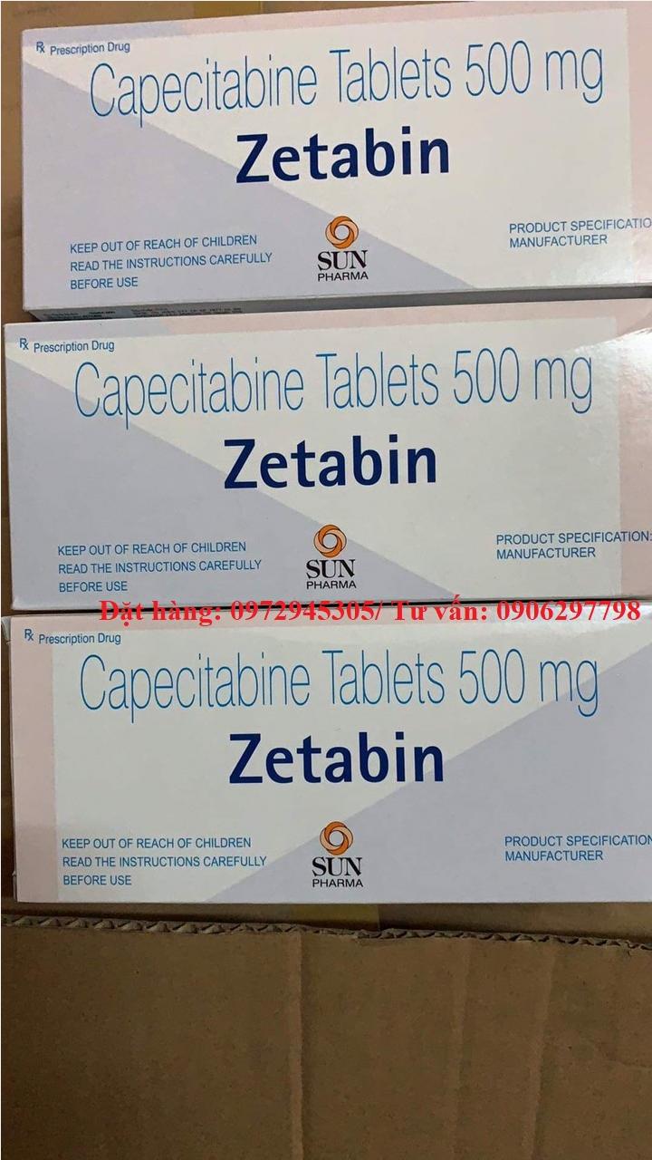 Thuốc Zetabin Capecitabine giá bao nhiêu mua ở đâu