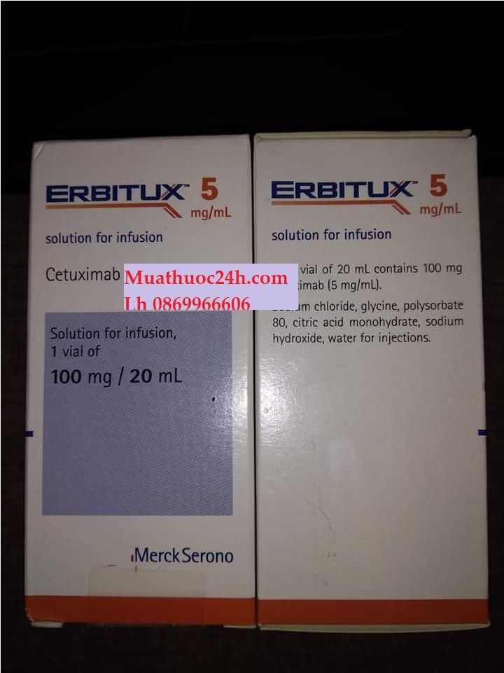 Thuốc Erbitux Cetuximab giá bao nhiêu mua ở đâu?