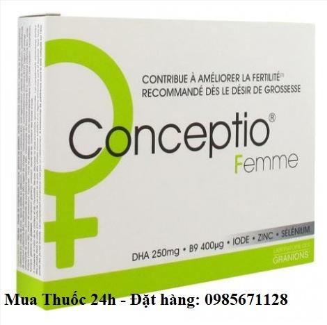 Thuốc Conceptio Femme giá bao nhiêu, mua ở đâu