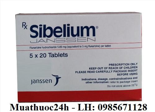 Thuốc Sibelium 5mg Flunarizine giá bao nhiêu mua ở đâu
