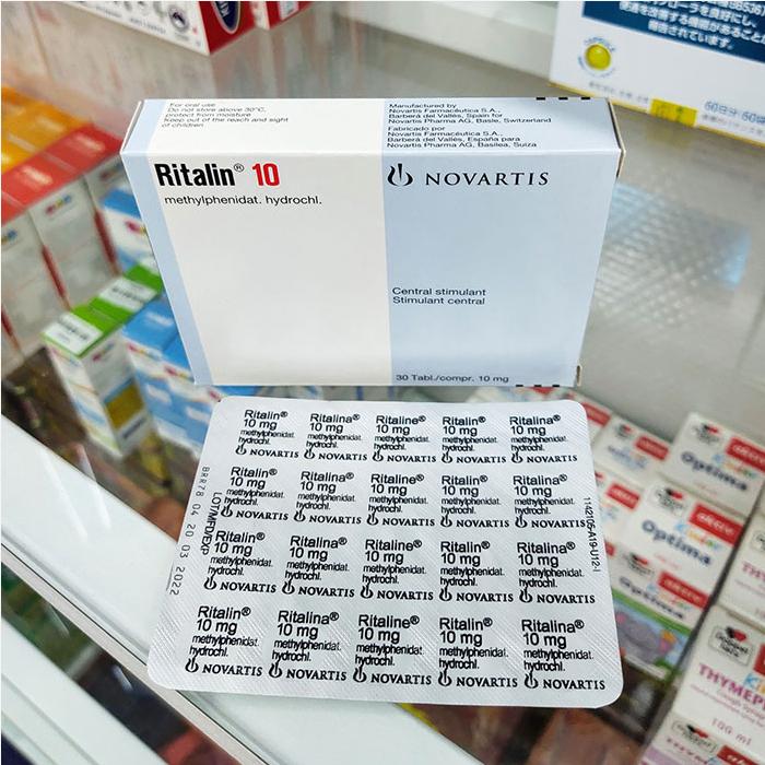 Thuốc Ritalin Methylphenidate 10mg giá bao nhiêu mua ở đâu?