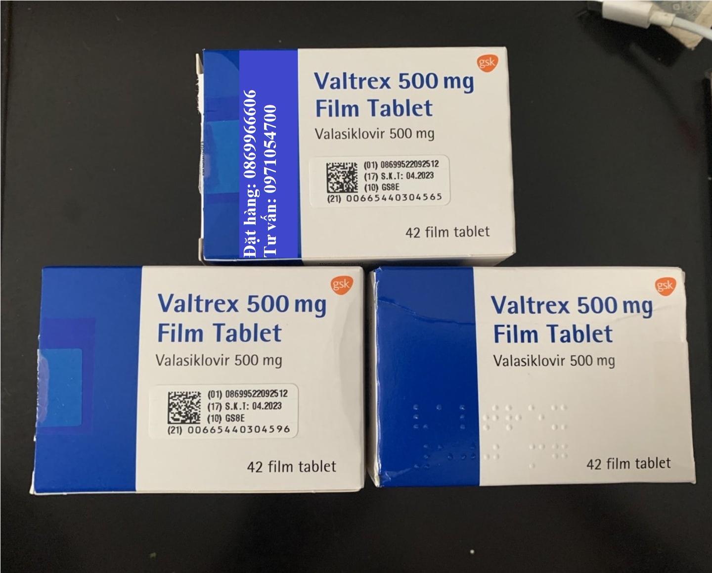 ​Thuốc Valtrex valacyclovir 500mg giá bao nhiêu mua ở đâu?