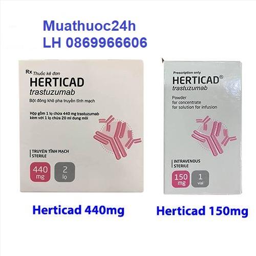 Thuốc Herticad (Trastuzumab) giá bao nhiêu mua ở đâu?