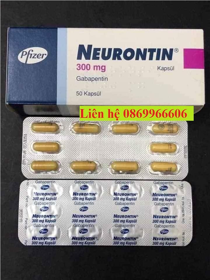 Thuốc Neurontin Gabapentin 300mg giá bao nhiêu mua ở đâu?