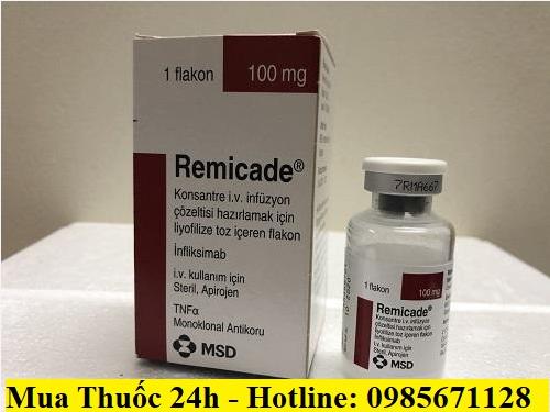 Thuốc Remicade 100mg Infliximab giá bao nhiêu mua ở đâu