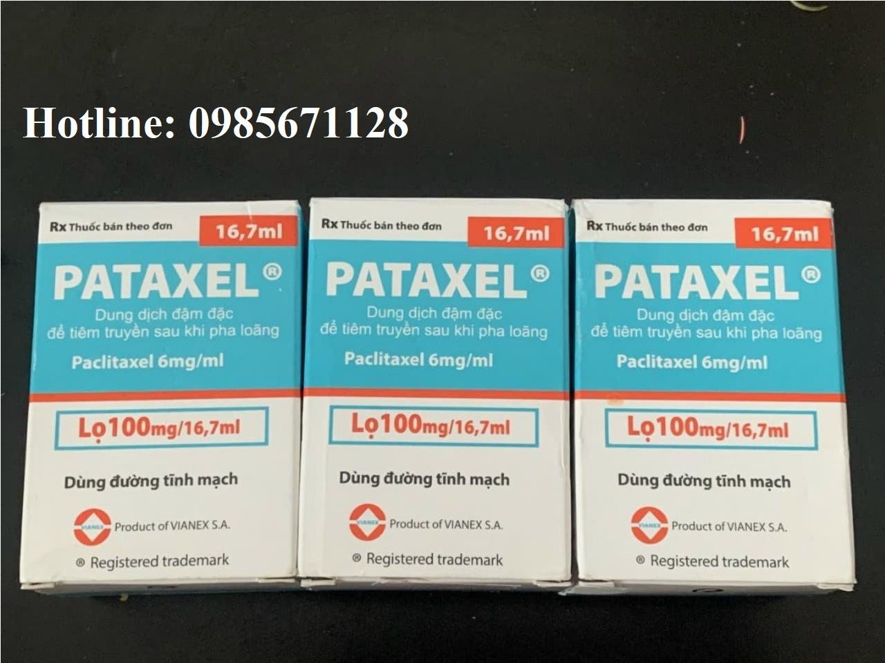 Thuốc Pataxel 100mg/16.7ml Paclitaxel giá bao nhiêu mua ở đâu