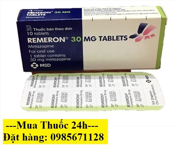 Thuốc Remeron 30mg Mirtazapine giá bao nhiêu mua ở đâu