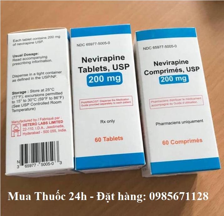 Thuốc Nevirapine 200mg giá bao nhiêu mua ở đâu
