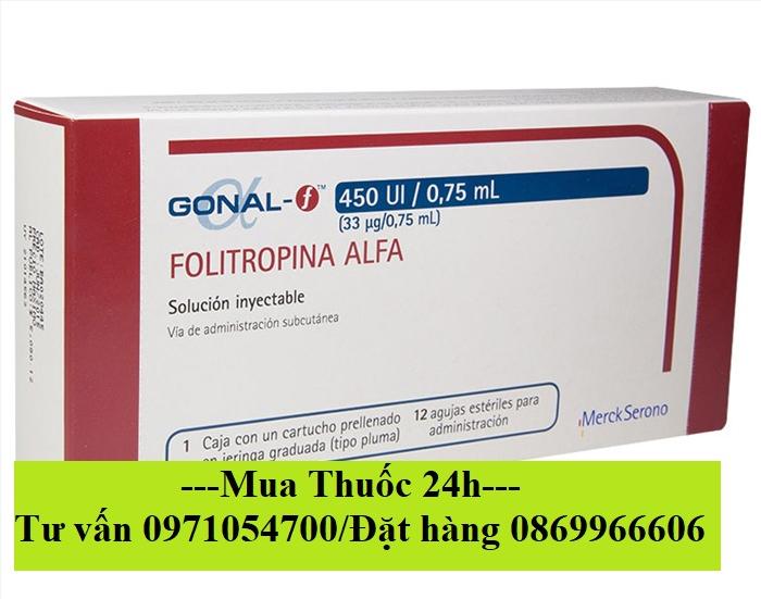 Thuốc Gonal F (Follitropin Alpha) giá bao nhiêu mua ở đâu?