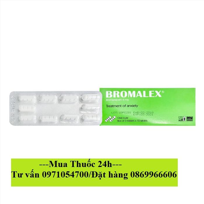 Thuốc Bromalex (Bromazepam) giá bao nhiêu mua ở đâu?
