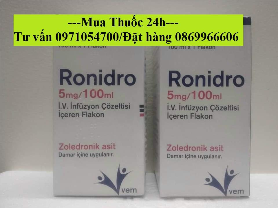 Thuốc Ronidro (Acid zoledronic) giá bao nhiêu mua ở đâu?