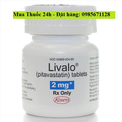 Thuốc Livalo Pitavastatin giá bao nhiêu mua ở đâu?