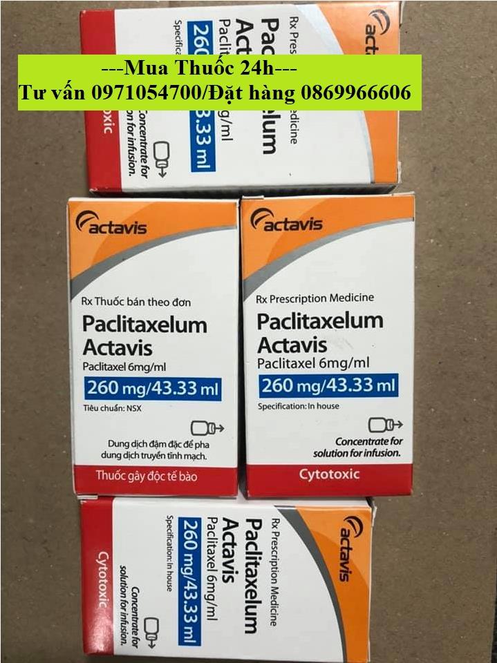 Thuốc Paclitaxel Actavis giá bao nhiêu mua ở đâu?