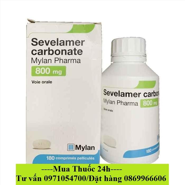Thuốc Sevelamer Carbonate Mylan giá bao nhiêu mua ở đâu?