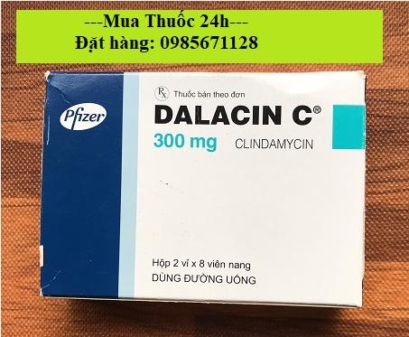 Thuốc Dalacin C 300mg Clindamycin giá bao nhiêu mua ở đâu