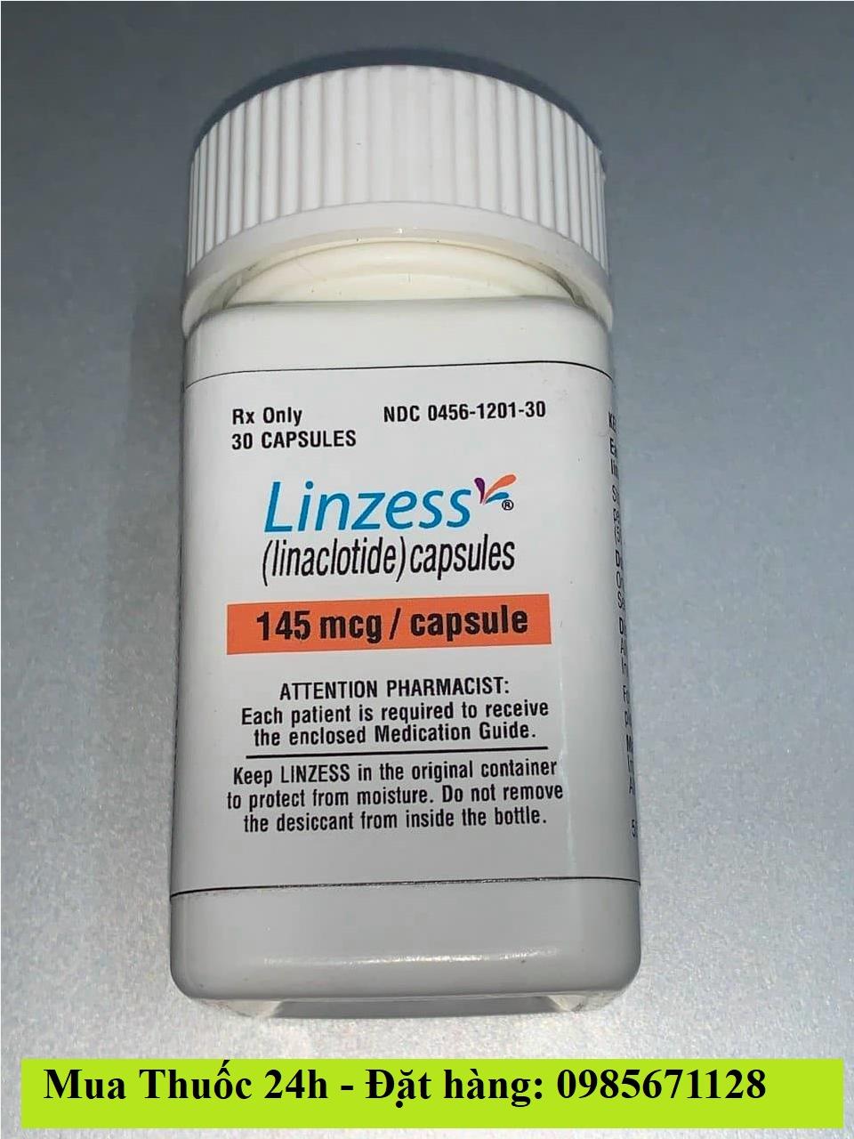 Thuốc Linzess 145mcg Linaclotide giá bao nhiêu mua ở đâu