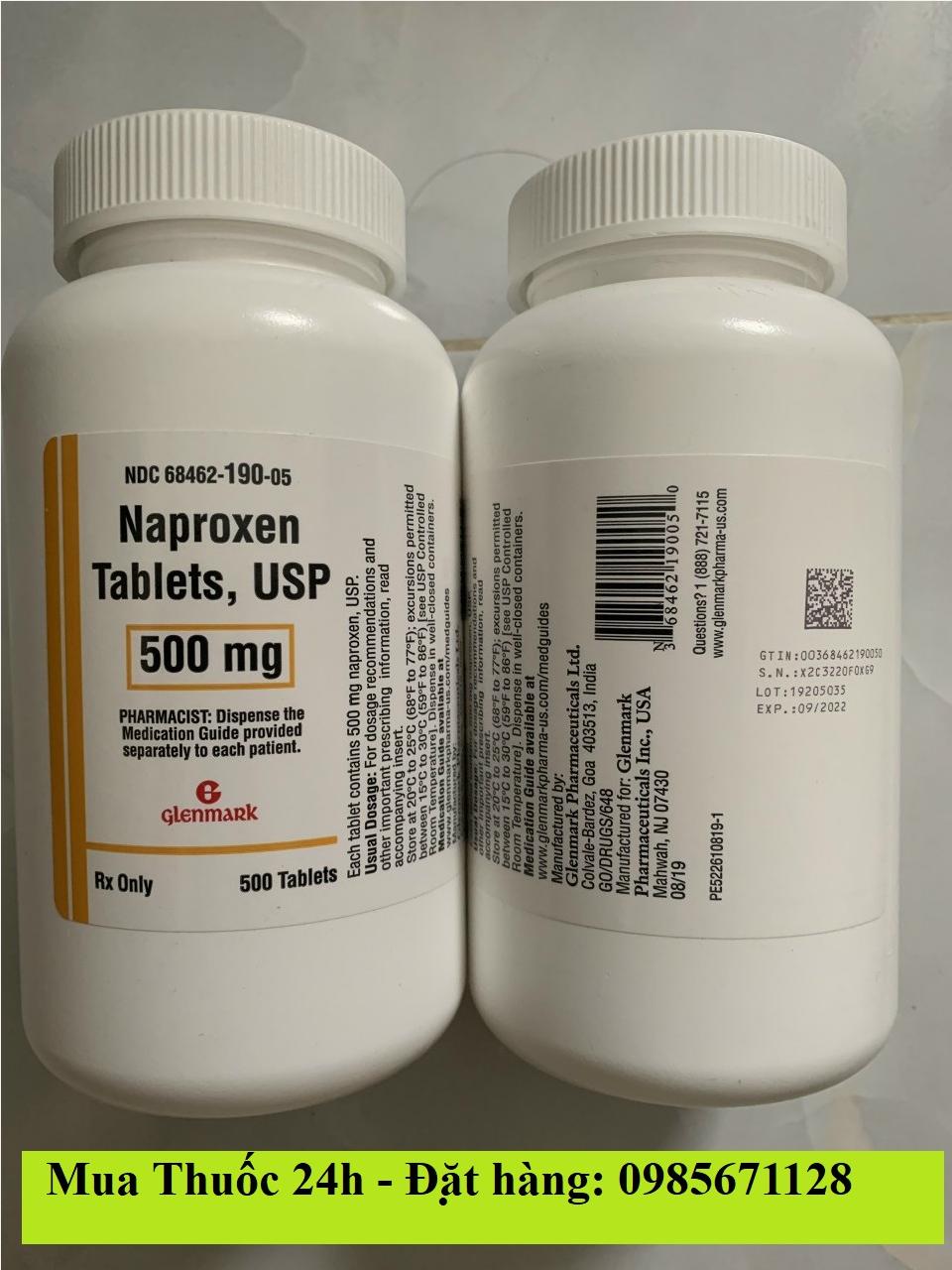 Thuốc Naproxen 500mg giá bao nhiêu mua ở đâu