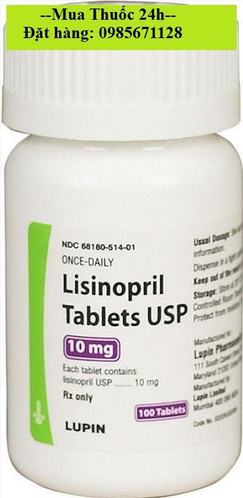 Thuốc Lisinopril 10mg giá bao nhiêu mua ở đâu