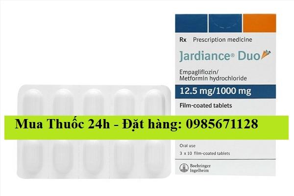 Thuốc Jardiance Duo 12.5 mg/1000 mg giá bao nhiêu mua ở đâu 