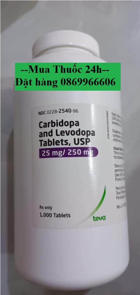 Thuốc ​Carbidopa and Levodopa Teva giá bao nhiêu mua ở đâu?