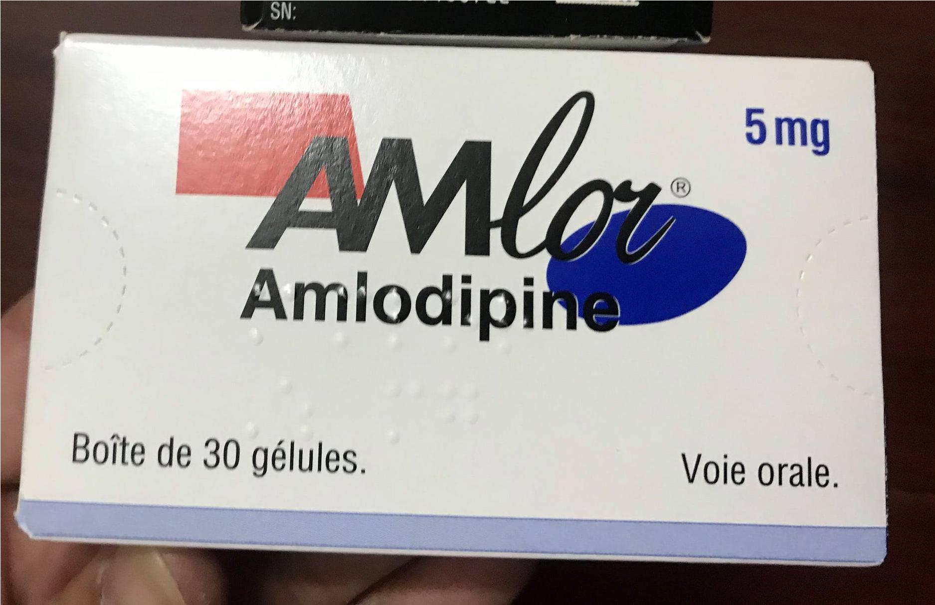 Thuốc Amlor Amlodipine 5mg giá bao nhiêu mua ở đâu?
