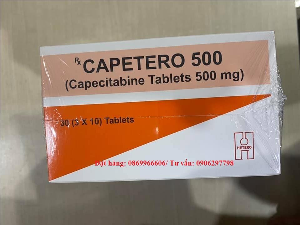Thuốc Capetero Capecitabine 500mg giá bao nhiêu mua ở đâu?