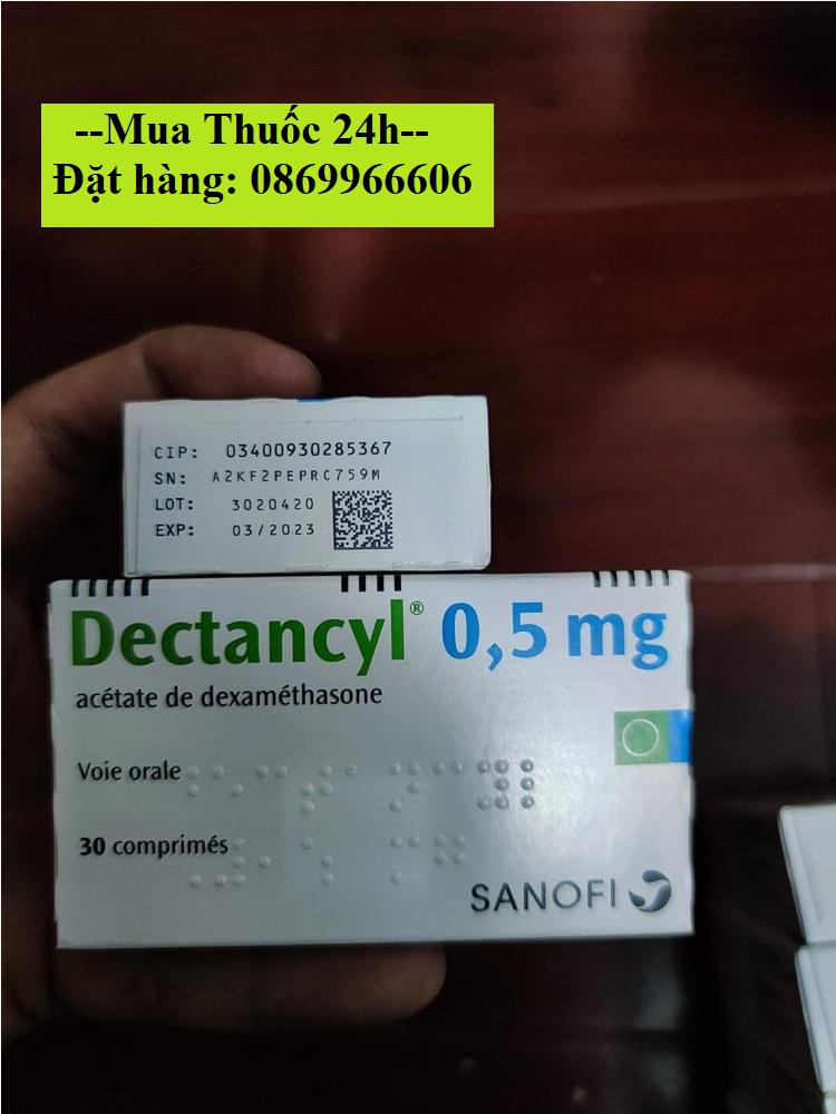 Thuốc Dectancyl 0.5mg Dexamethasone giá bao nhiêu mua ở đâu?